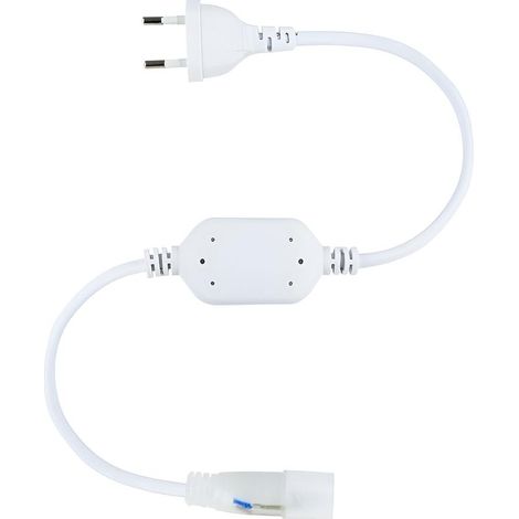 Cavo Raddrizzatore Striscia Neon LED Regolabile 220V Circolare SFLEX17 Bianco