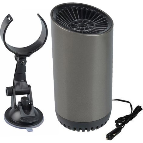 Chauffage Voiture Portable 150W 12V, Dégivreur Pare-Brise Rapidement, Ventilateur Chauffant et Rafraîchissant Mini Désembuage Auto, Défroisseur Vitre Electrique pour Hiver (1/5)