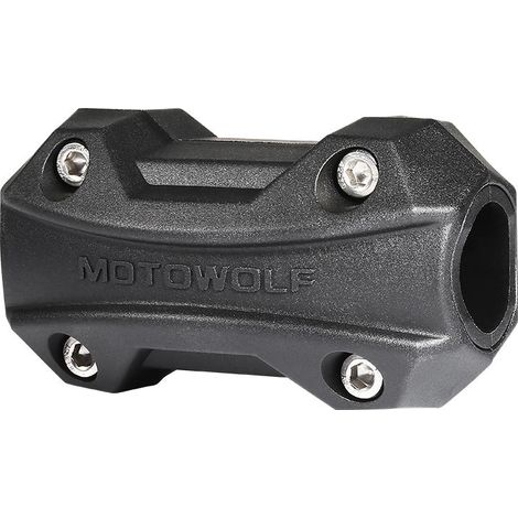 Plaque de protection moteur moto, pare-chocs décoratif, bloc modifié, barre anti-collision de 25 mm (1/5)