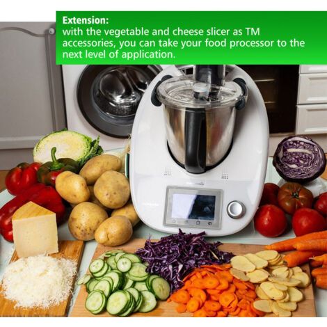Trancheuse multifonctionnelle pour légumes et fromages, accessoire Thermomix, râpe à fromage pour Thermomix TM6 ou TM5.