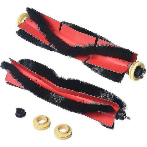 Lot de 2 brosses principales compatibles avec Roborock - S6, S5, S5 Max, brosse détachable