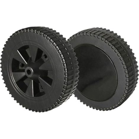 Lot de 2 roues de rechange en plastique pour grille de 175 mm (1/5)
