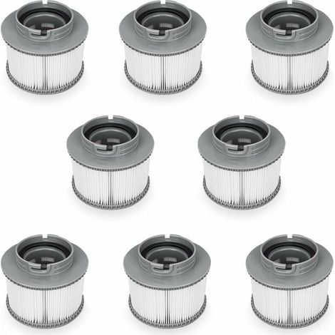 Lafiucy Filtro di Ricambio per MSPA FD2089, Pompa, Filtro a Cartuccia per Piscina Calda Sub, centri benessere, 8PCS (1/5)