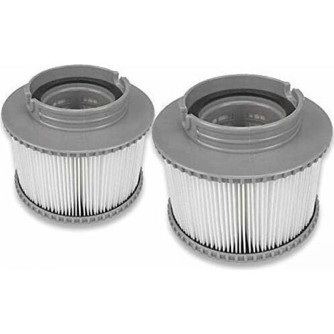 2 Stück MSpa-Filter, Schwimmbad-Filterkartuschen, Filter MSpa-Filter-Ersatzkartuschen für Badewanne, Spa, Schwimmbad (1/4)