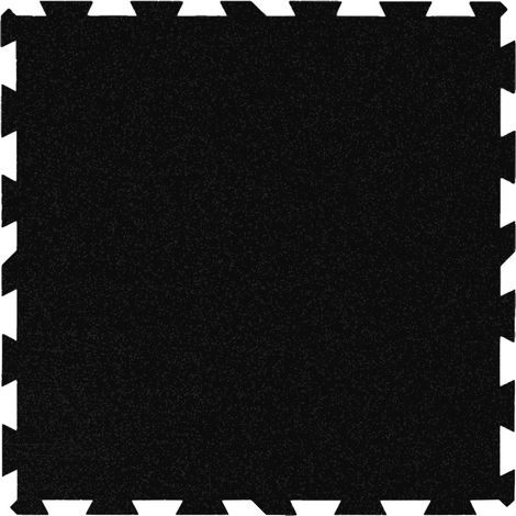 Dalle de sol PVC emboîtable noire 100x100 cm – Épaisseur 8 mm – Surface antidérapante – Installation rapide sans colle – Bricoflor