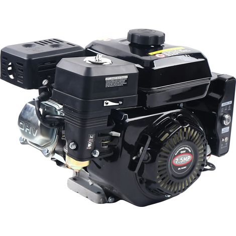 Moteur à gaz, 7,5 ch, démarrage électrique, noir (1/2)