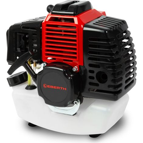 Eberth – Moteur thermique 2 temps 3 CV – Cylindrée 52 cm³ – Carburant essence sans plomb 25:1 – Démarrage lanceur à corde – Embrayage centrifuge