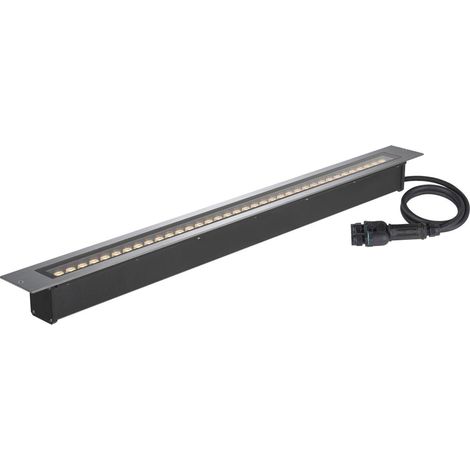 Encastré de sol DASAR® 1200 34W 3000 K IP65/IP67 carré inox - SLV - 1007196 (1/4)
