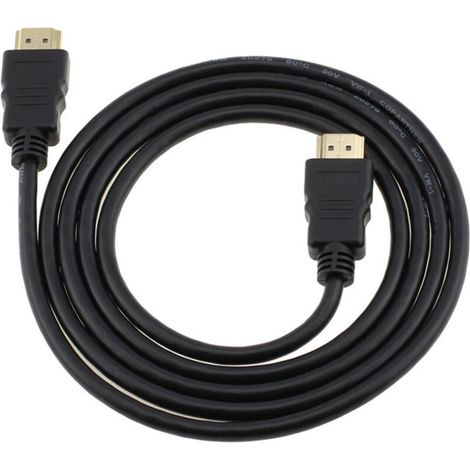 Câble Adaptateur USB vers HDMI - Convertisseur de Charge USB 2.0 Type A mâle vers HDMI mâle (Uniquement pour Le Chargement) (3 mètre Noir) (1/4)