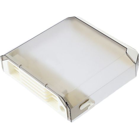 Porte-couteaux de cuisine transparent en PET, fixation murale, bloc de rangement, étagère grise (1/5)