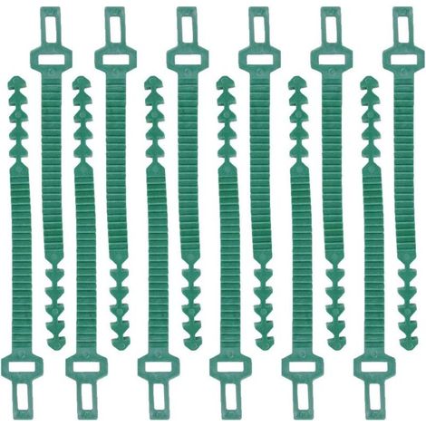 2pcs 24cm Plant Stakes, Heavy Duty Soft Rubber Ties, Adjustable Interlock Garden Tree Ties, Rose Flower Ties for Tree Plants, Support Plants