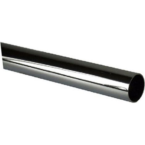Paquet. 24 tubes de placard chromés 4 mt x 12 mm