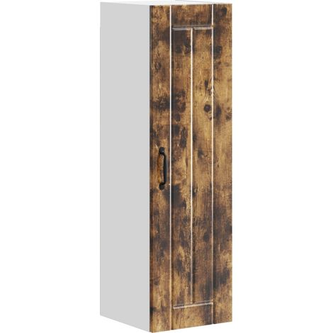 Maison Exclusive - Armario de Pared LUCCA Roble Ahumado 30 x 31 x