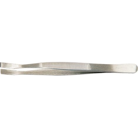 TECWERK Flachpinzette Gesamt-L.120mm eckige Spitzen VA TECWERK