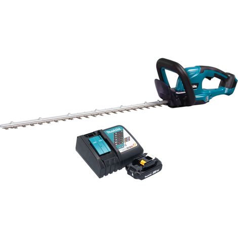 Cortasetos inalámbrico Makita DUH 607 RA 18 V 60 cm + 1x batería 2.0 Ah + cargador