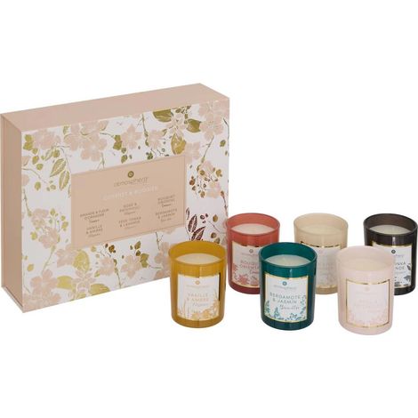 Coffret 6 Bougies Parfumées "Maël" 7cm Multicolore (1/5)