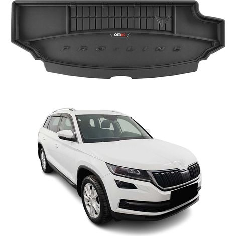 OMAC Kofferraumwanne für Skoda Kodiaq 2016-2024 mit seitlicher Ablage Gummi (1/5)