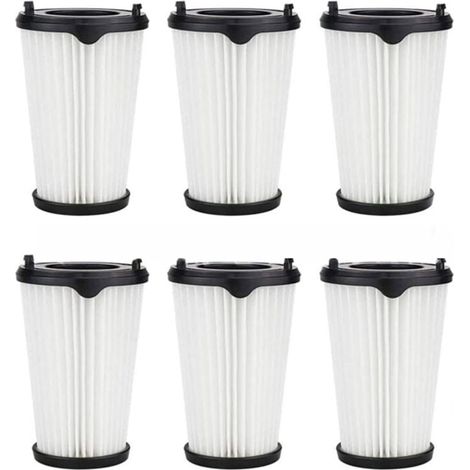 Six filtres HEPA de rechange pour aspirateurs Ergorapido AEF150 AEG CX7 CX7-2, avec une brosse de nettoyage. (1/4)