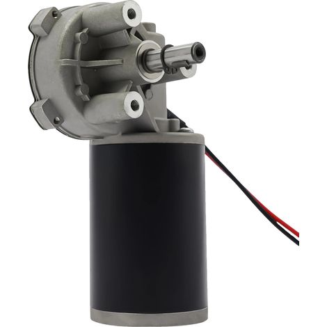 Motor de accionamiento, 60 W de potencia, 220 RPM de velocidad, color plata/negro, enchufe europeo de 220 V-240 V. (1/2)