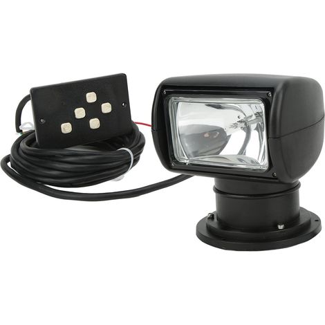 Projecteur LED 100W 8.3A 360° rotatif étanche universel pour bateau yacht camion voiture DC24V (1/5)
