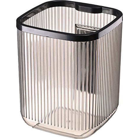 Poubelle À Capteur - 13 L - Pour Bureau Table De Chevet Salle De Bain - Mode Contactless Bouton Et Pied - ABS - Bleu (1/5)