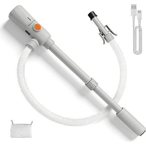 Fuel Pump for Canister with Automatic Telescopic Function, USB Charging + Battery Powered, 2.8 GPM, Automatic Stop Sensor, Suitable for Kerosene, Urea and Antifreeze (1/5)