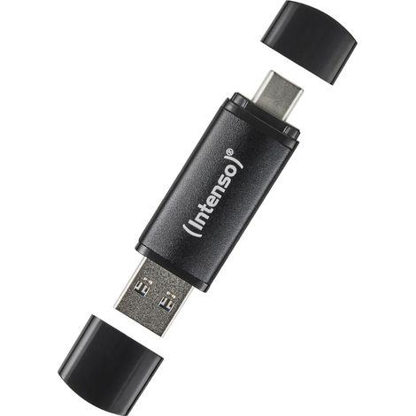 INTENSO Chiavetta USB Dual Flex Line 128 Gb Nero (1/5)