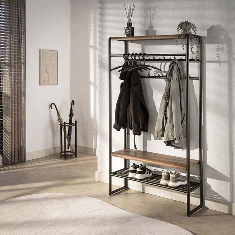 Vestiaire industriel en métal bronze 100 cm Luna (1/3)