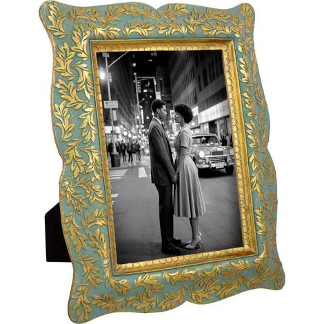Porta fotos 13X18 dorado 19,5x1,9x24,7h cm