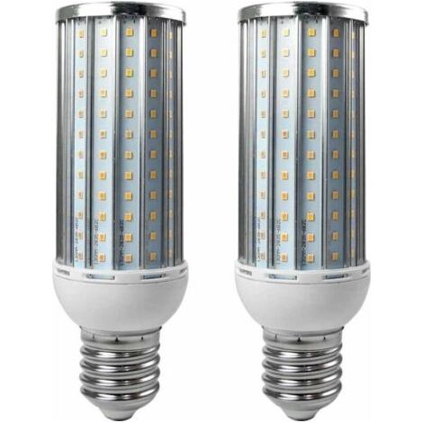 Pr 2Pcs E40 50W Ampoule LED Alliage Aluminium Blanc Froid 192X2835 SMD AC 110/220V (1/4)