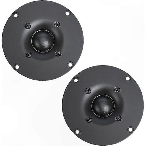 2 haut-parleurs tweeter HiFi 4 pouces, 8 ohms, 30-60 W, à dôme en soie pour systèmes audio (1/5)