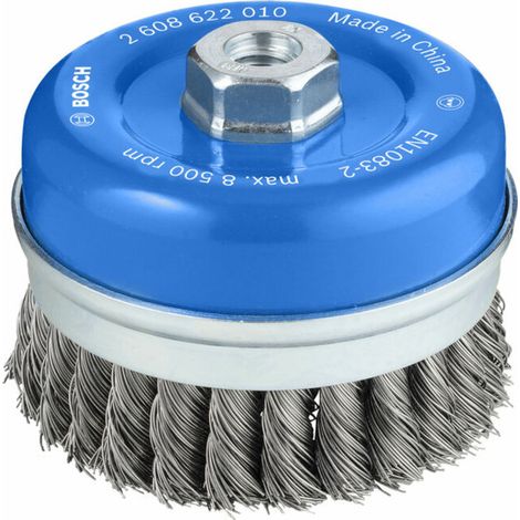 Brosse boisseau PRO Metal heavy Bosch 100 x 0,50 mm filet - 2608622010 (1/5)