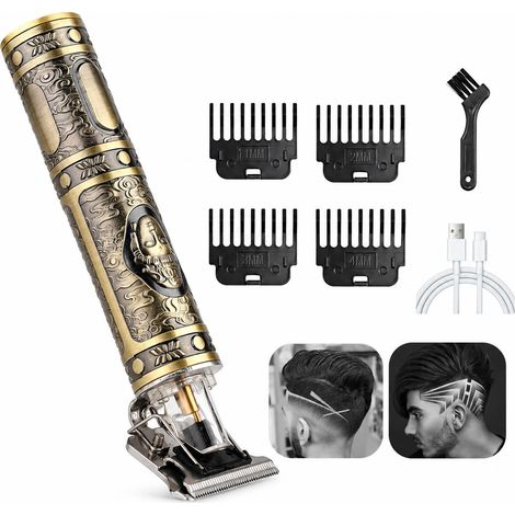 Tondeuse à cheveux avec accessoires rechargeable Or