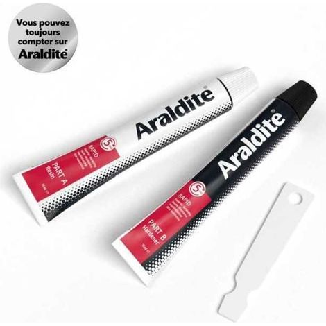 Colle - ARALDITE - RAPID TUBES 2X15ML - Haute performance - Prise rapide - Convient pour plusieurs matériaux (1/3)