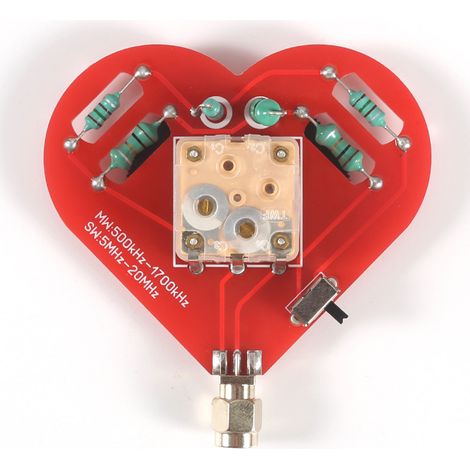 Antenne à champ magnétique non directionnel, réception micro-ondes 500 kHz-1700 kHz et ondes courtes 5 MHz-20 MHz pour une réception stable et performante. (1/5)