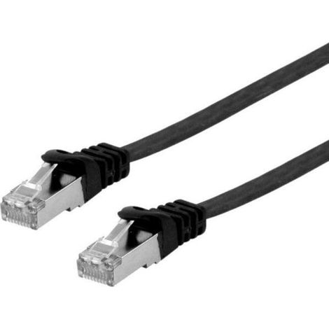 Cable de Conexión Plano U/FTP Cat.6A EQUIP 607696, 10m, Negro (1/3)