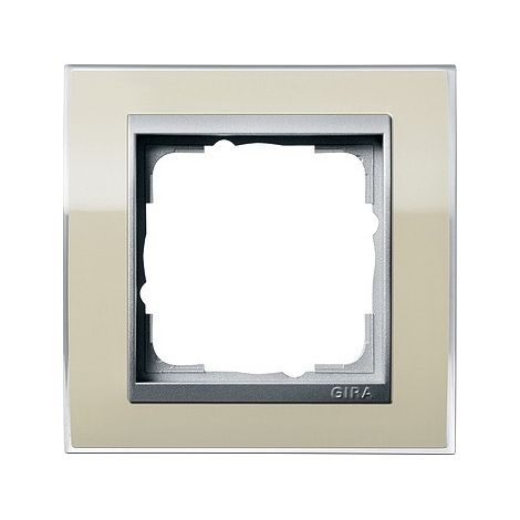 Gira Cadre de recouvrement 1f Intermédiaire F Alu Gira Event Clair Sable [0211776], 0211 776