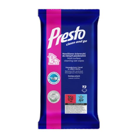 Toallitas universales Presto, 72 uds.