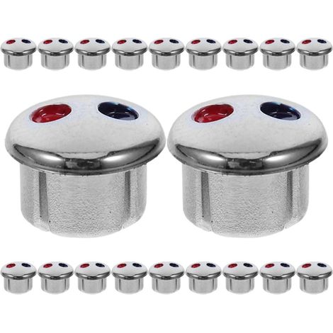Lot de 20 Pièces Boutons de Robinet Eau Froide (1/5)