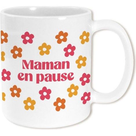 Mug - Floral - Ceramic - Cylindrical - Dishwasher safe (1/3)