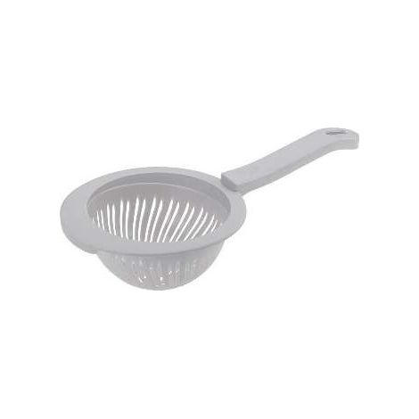 Sieb mit Griff, kleines Kunststoffsieb, aston, 15 cm, hellgrau (1/2)