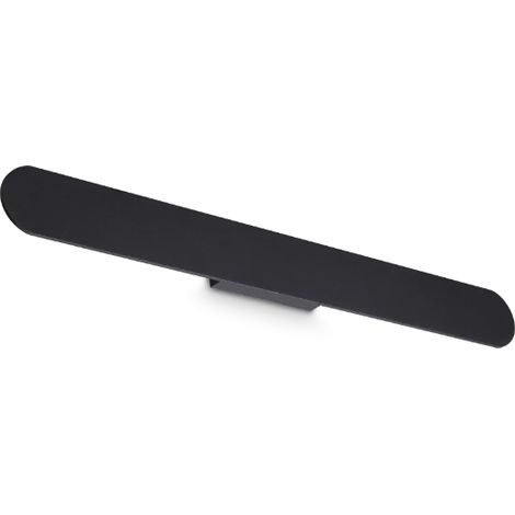 Ideal Lux applique Zig Zag 1 luce LED integrato nero metallo (1/3)
