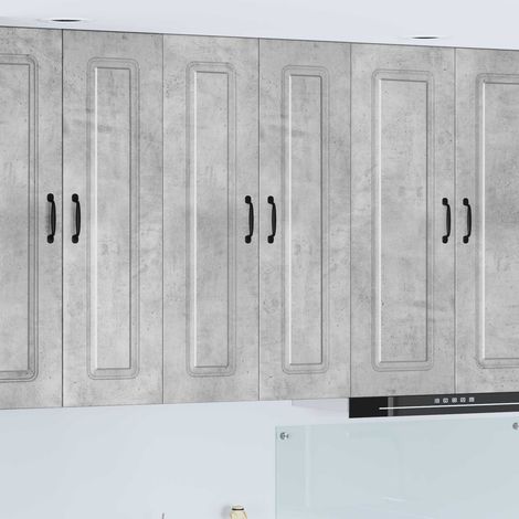 vidaXL Panneau de lave-vaisselle Kalmar Gris béton 60 x 31 x 100 cm (1/5)