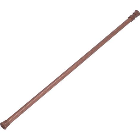 Tringle à rideaux télescopique en acier à haute teneur en carbone pour salle de bain et cuisine. (1/5)
