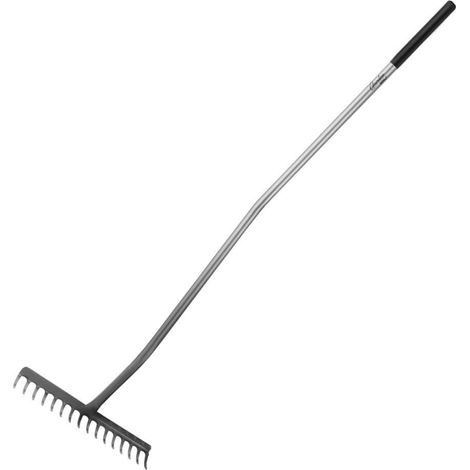Rastrillo de jardín dedra 80B052 reforzado 16 dientes 150 cm