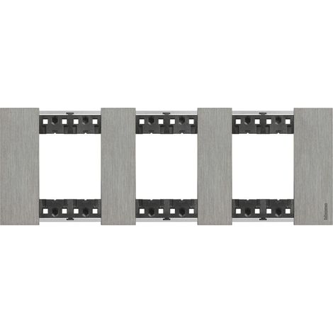 Living Now plaque acier 3X2 modules 71V BTICINO BTKA4802M3ZG