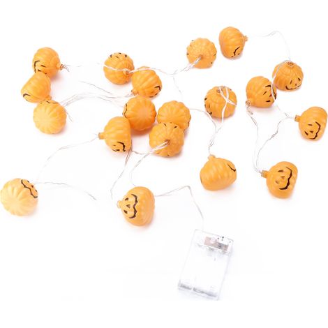 Guirlande LED Halloween Citrouille - Décoration Lumineuse Intérieure pour Fête (1/5)
