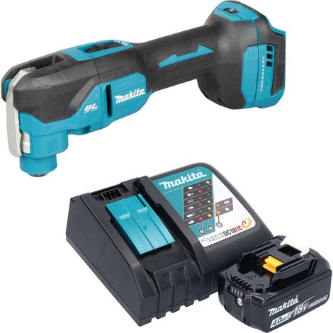 Utensile multifunzione a batteria Makita DTM 53 RM1 18 V OIS / Starlock Brushless + 1 batteria da 4,0 Ah + caricabatterie (1/5)