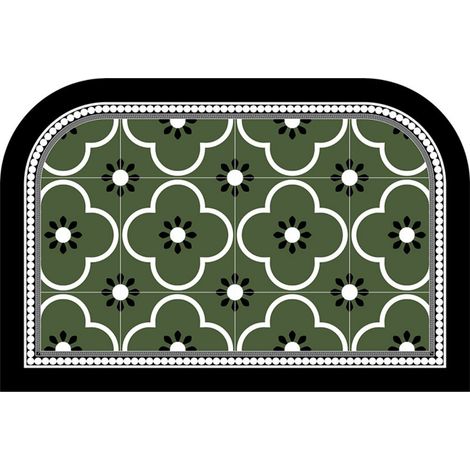 LAN Serena - Grand modèle à coins arrondis 5080cm (Terre de diatomées) Tapis de sol en terre de diatomées, tapis de bain, très absorbant, antidérapant (1/5)