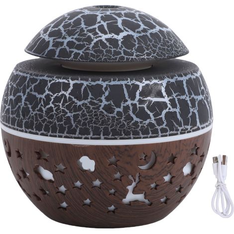 Mini humidificateur portatif d'aromathérapie de 100ml avec des lumières colorées pour la chambre à coucher de bureau de voiture (1/5)